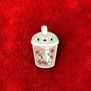 Sloth Boba Pin